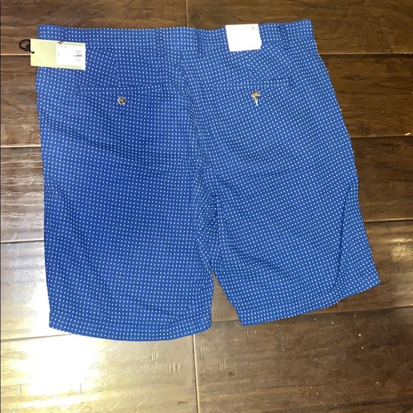 Men's 10.5" Flat Front Shorts Waterloo Blue 40 NWT - Picture 2 of 7